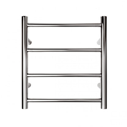 TRANQUILLITY JERSEY 4 BAR ROUND HEATED TOWEL WARMER 500H*550W*120D- POLISHESD STAINLESS