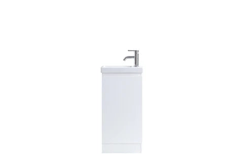 RS40 400MM FLOORSTANDING VANITY |WHITE WITH TOP