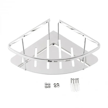 STAINLESS STEEL SHOWER CADDY SHELF- CHROME