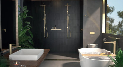 Caroma Urbane® II Rail Shower with 300mm Overhead Range - 5 Finishes
