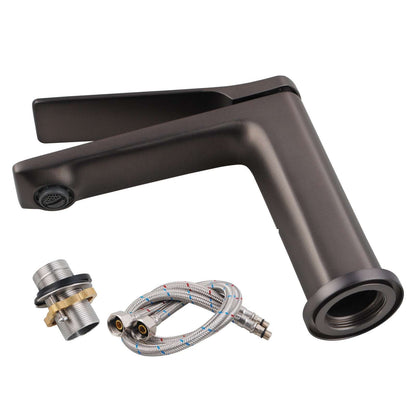 ELEGANCE BASIN MIXER - BRUSHED GUNMETAL - The Tile Collection™