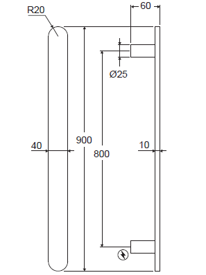 NOVA VERTICAL HEATED TOWEL RAIL 900MM - 8 FINISHES