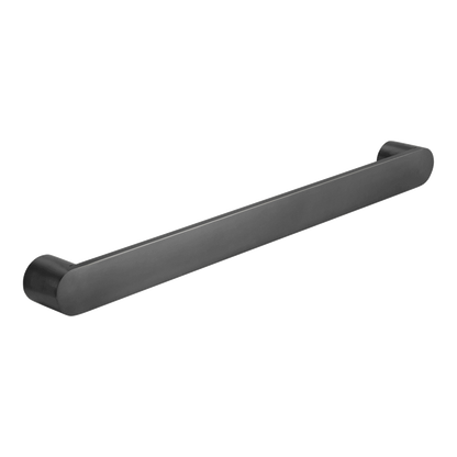 12V ROUND HORIZONTAL SINGLE HEATED TOWEL BAR | 600MM | 5 COLOURS | DN