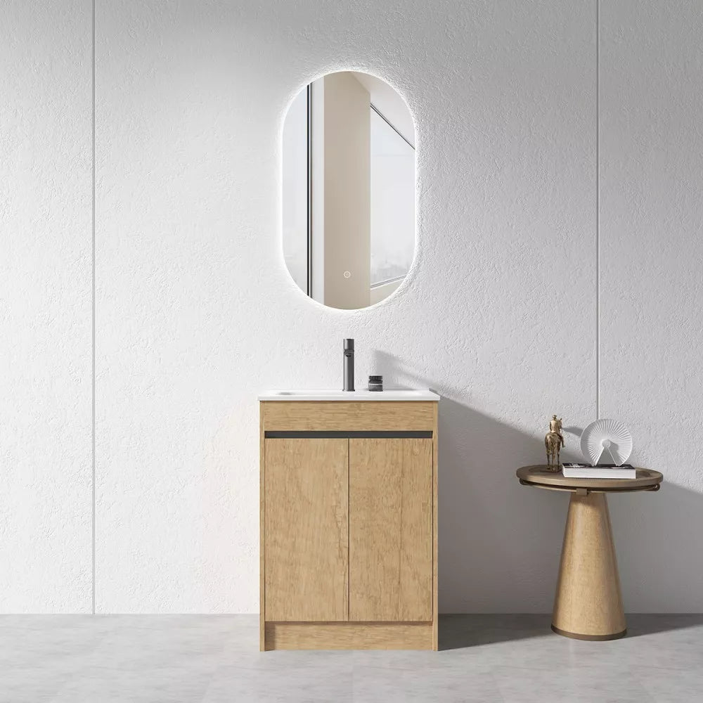BC7 600MM PLYWOOD FLOOR STANDING VANITY WITH CERAMIC TOP - The Tile Collection™