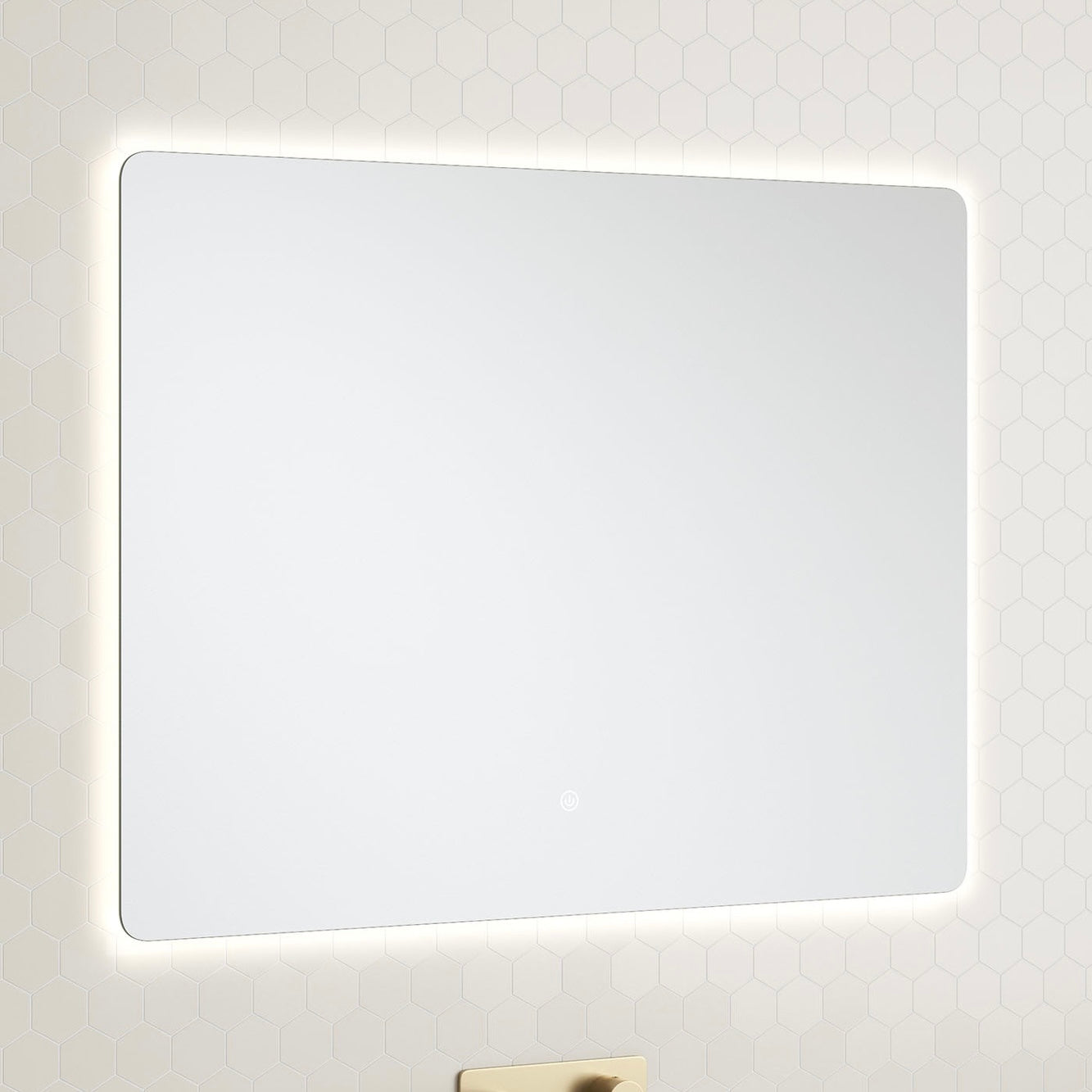 750X700MM RECTANGULAR BACKLIT LED MIRROR WITH DEMISTER DN | TOUCH CONTROL | 3 COLOUR TEMPERATURES