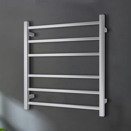 6 BAR SQUARE HEATED TOWEL RAIL 674H*620W*120D- CHROME