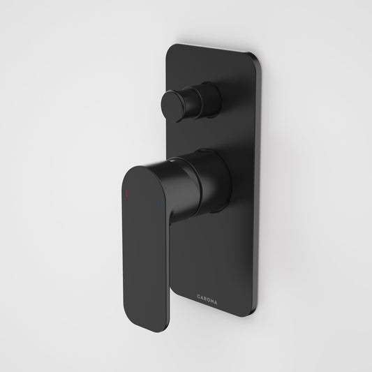 Caroma Luna® Bath/Shower Mixer with Diverter Matte Black