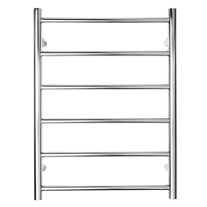 TRANQUILLITY JERSEY 6 BAR ROUND HEATED TOWEL WARMER 780H*600W*120D- POLISHESD STAINLESS