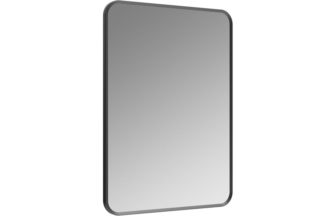 600x750MM SERAPHINE BLACK ALUMINIUM FRAMED MIRROR DN - The Tile Collection™