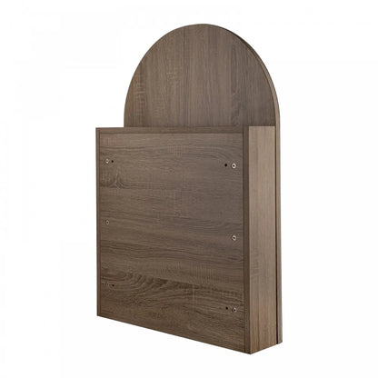 ARCH MIRROR CABINET - NATURAL OAK 610X900MM