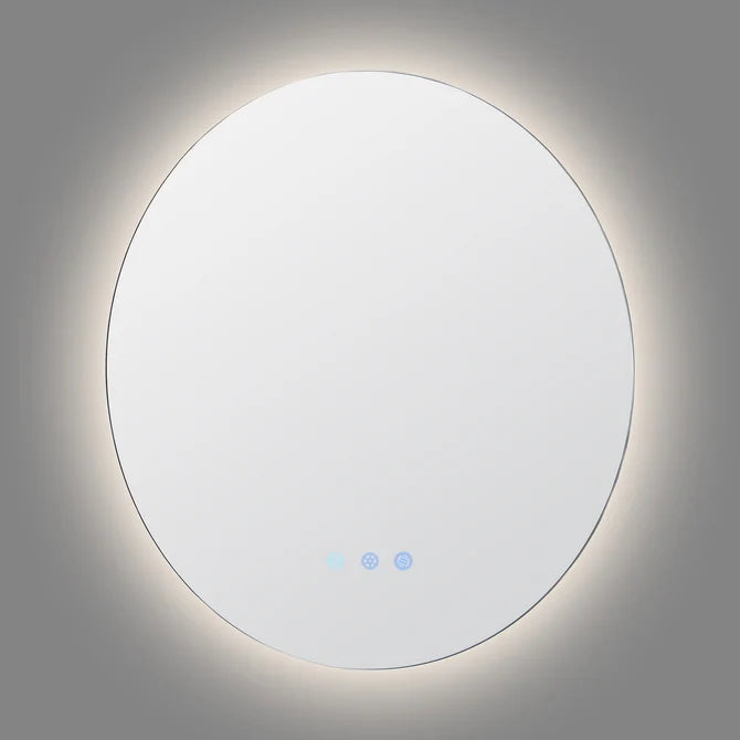 700MM ROUND BACKLIT LED MIRROR WITH MOTION SENSOR  DEFOGGER | 3 COLOUR LIGHTS