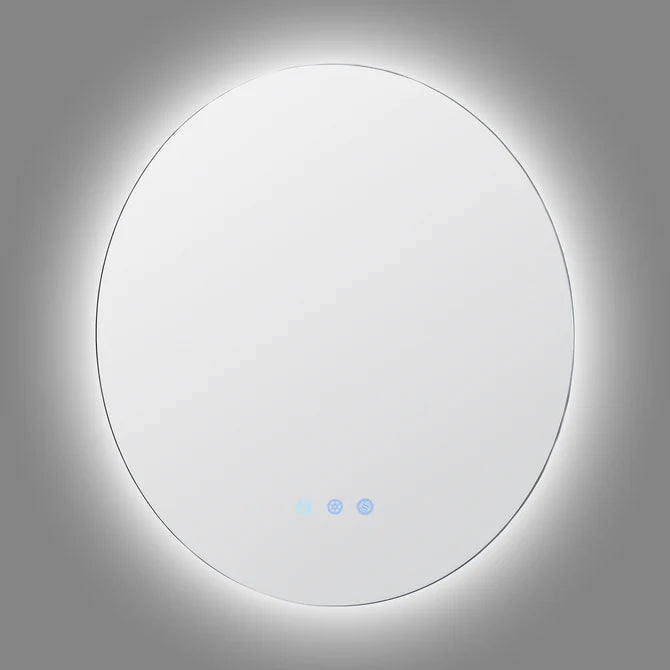 700MM ROUND BACKLIT LED MIRROR WITH MOTION SENSOR  DEFOGGER | 3 COLOUR LIGHTS