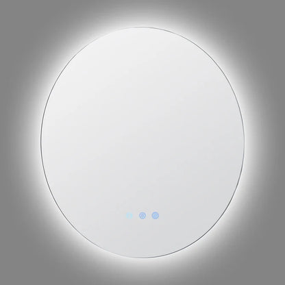 700MM ROUND BACKLIT LED MIRROR WITH MOTION SENSOR  DEFOGGER | 3 COLOUR LIGHTS
