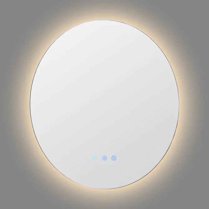 700MM ROUND BACKLIT LED MIRROR WITH MOTION SENSOR  DEFOGGER | 3 COLOUR LIGHTS