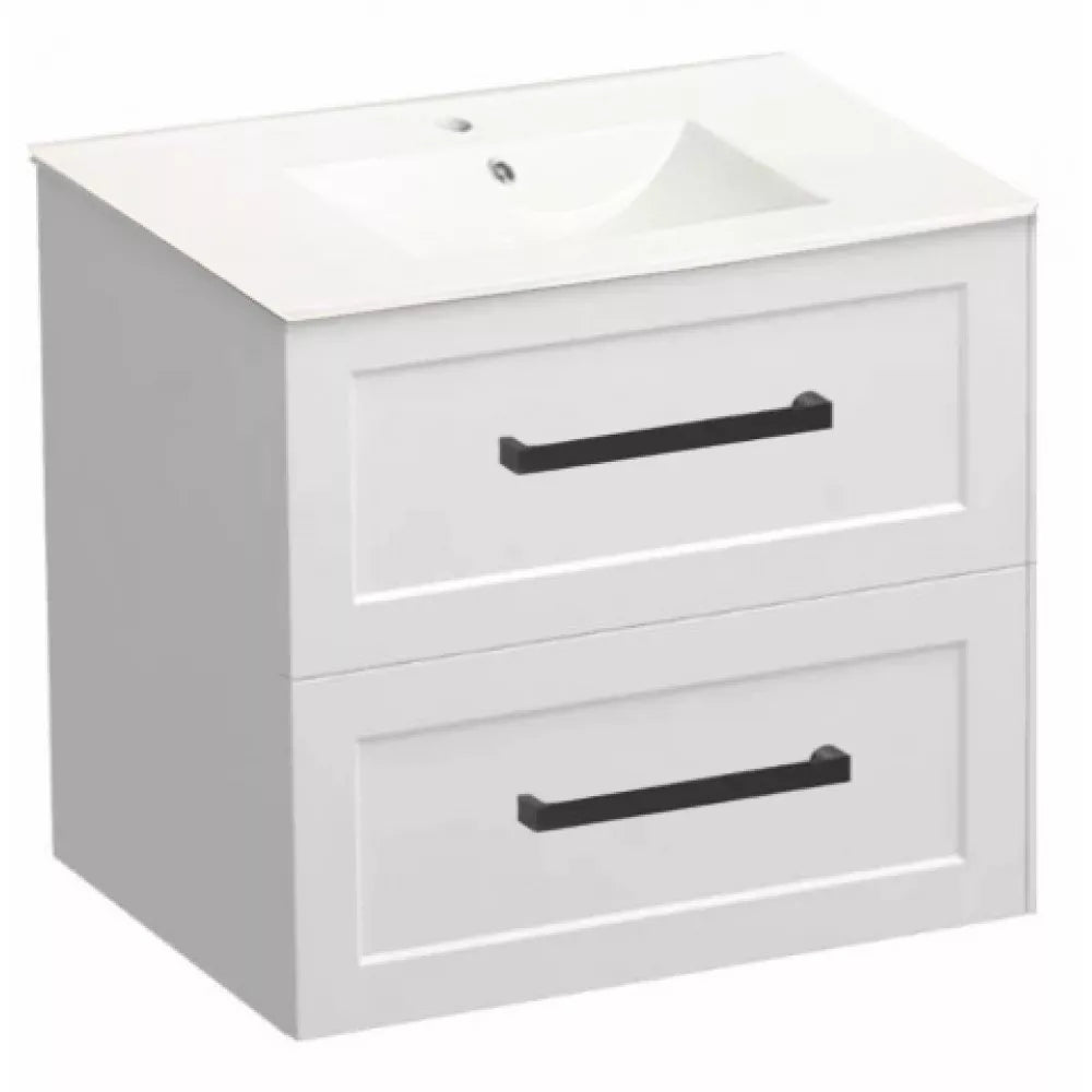 HAMPTON WALL HUNG VANITY | 900MM | SHAKER STYLE | PLYWOOD - The Tile Collection™
