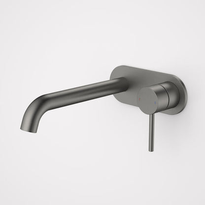 Caroma Liano II 210mm Wall Basin/Bath Mixer (Rounded Cover Plate) Lead Free | 5 Finishes