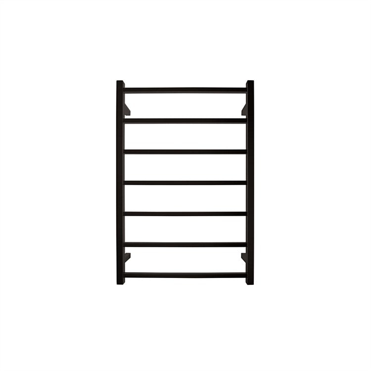 TRANQUILLITY JERSEY 7 BAR SQUARE HEATED TOWEL WARMER 920H*620W*120D - BLACK