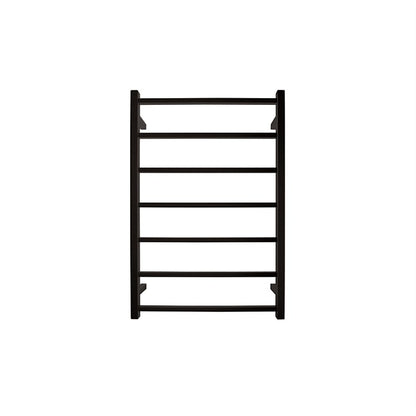 TRANQUILLITY JERSEY 7 BAR SQUARE HEATED TOWEL WARMER 920H*620W*120D - BLACK