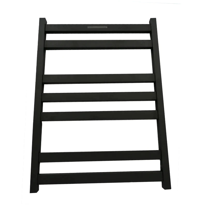 7 BAR SQUARE HEATED TOWEL RAIL HTR 800H*500W*120D- MATTE BLACK