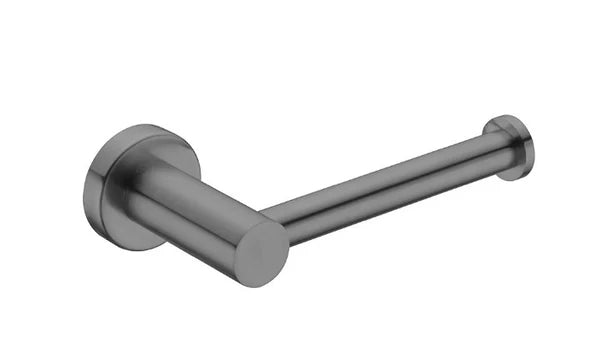 Brushed Gunmetal Round Toilet Paper Holder