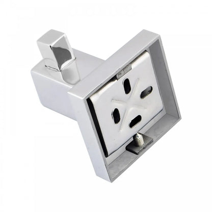 CHROME SQUARE ROBE HOOK - The Tile Collection™