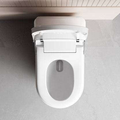 Iris Intelligent Smart Toilet NZ | One-Piece Bidet Toilet with Auto Flip Lid, Heated Seat, Warm Air Dryer & Night Light – White