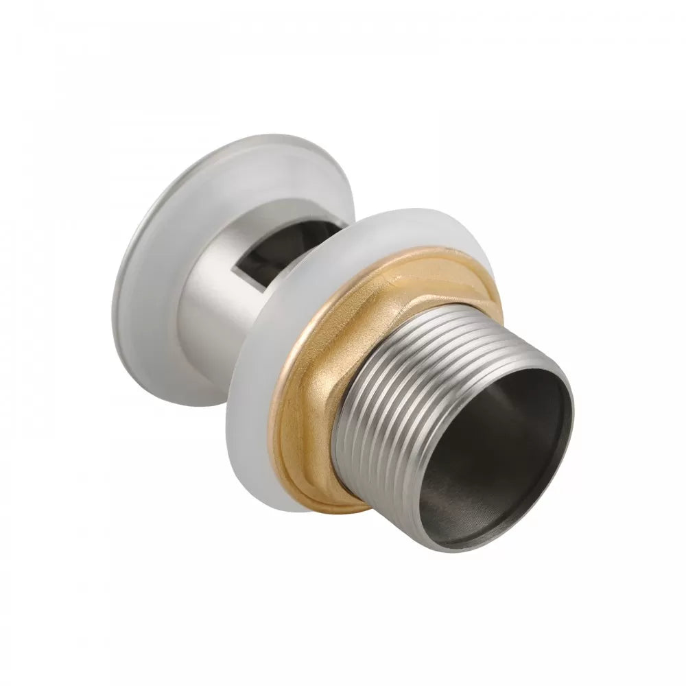 32MM SOLID BRASS BASIN POP UP WASTE WITH OVERFLOW - CHROME - The Tile Collection™