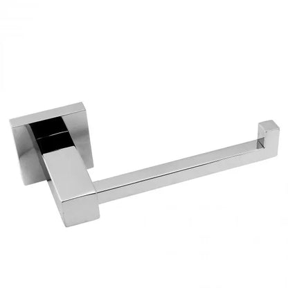 SQUARE TOILET ROLL HOLDER - CHROME