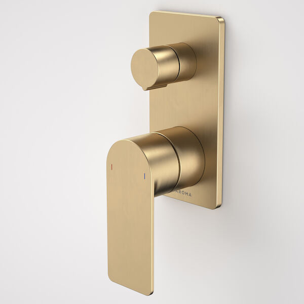 Caroma Urbane® II Bath / Shower Mixer With Diverter - Round or Square Cover Plate
