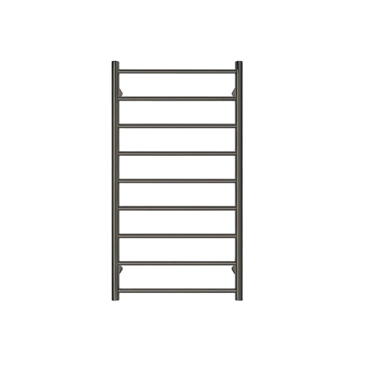 TRANQUILLITY JERSEY 9 BAR ROUND HEATED TOWEL WARMER 1200H*600W*120D- BRUSHED GUNMETAL