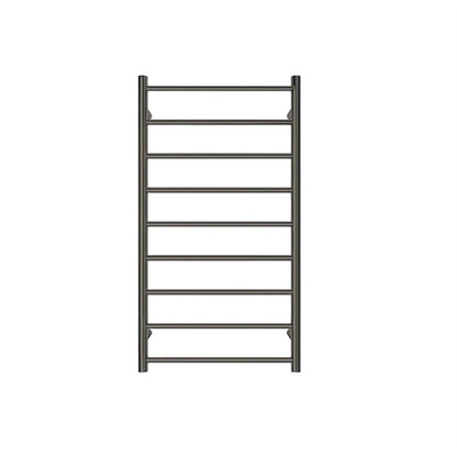 TRANQUILLITY JERSEY 9 BAR ROUND HEATED TOWEL WARMER 1200H*600W*120D- BRUSHED GUNMETAL