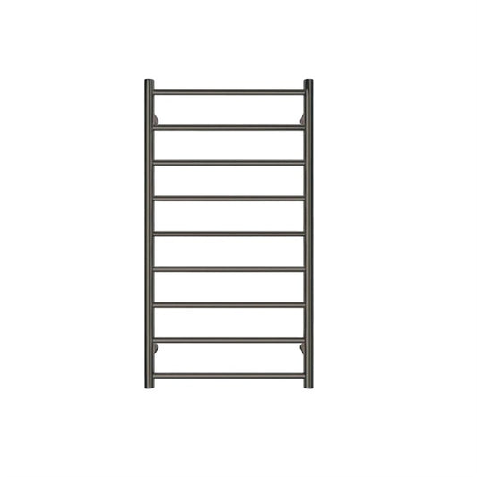 TRANQUILLITY JERSEY 9 BAR ROUND HEATED TOWEL WARMER 1200H*600W*120D- BRUSHED GUNMETAL
