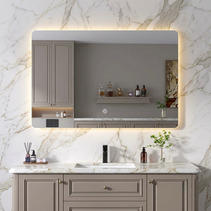1200X800MM RECTANGULAR BACKLIT LED MIRROR  WITH DEMISTER DN | TOUCH CONTROL | 3 COLOUR TEMPERATURES