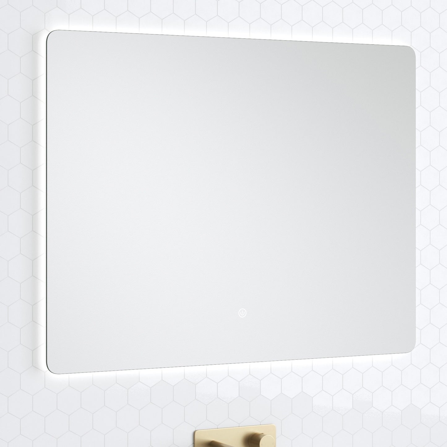 750X700MM RECTANGULAR BACKLIT LED MIRROR WITH DEMISTER DN | TOUCH CONTROL | 3 COLOUR TEMPERATURES