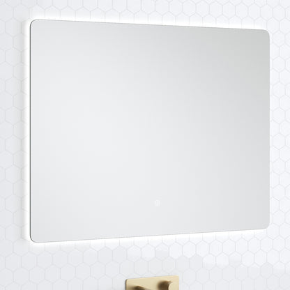 750X700MM RECTANGULAR BACKLIT LED MIRROR WITH DEMISTER DN | TOUCH CONTROL | 3 COLOUR TEMPERATURES