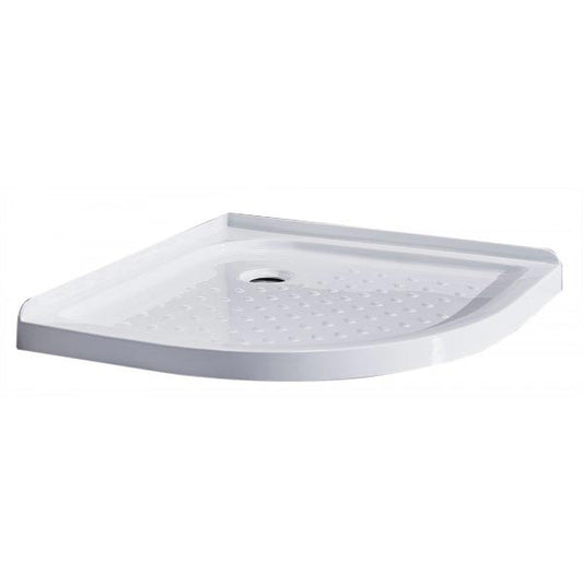 ROUND SHOWER TRAY 900X900MM - CORNER WASTE