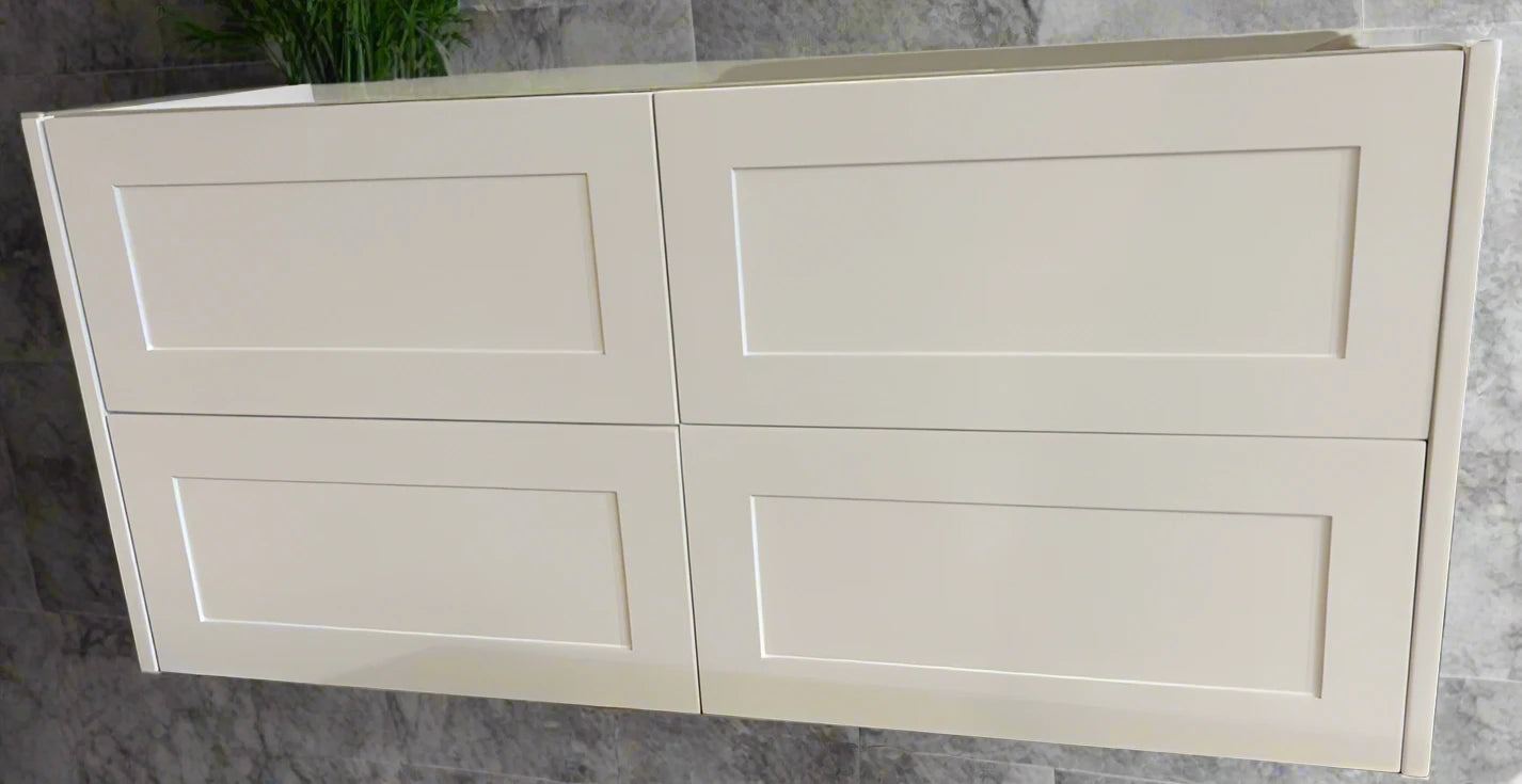 HAMPTON WALL HUNG VANITY | 1200MM | SHAKER STYLE | PLYWOOD | SINGLE BASE CABINET ONLY - The Tile Collection™