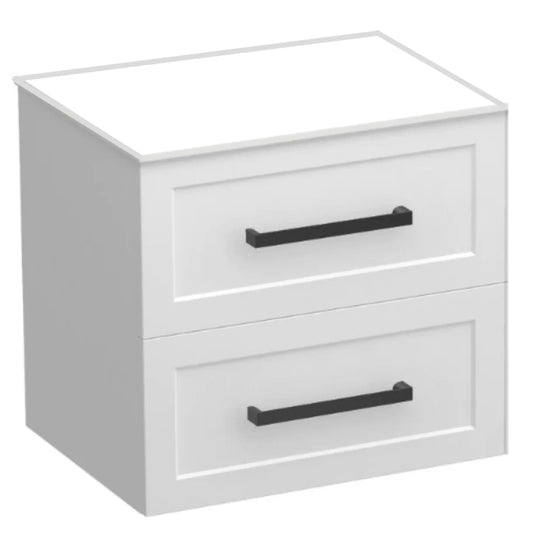 HAMPTON WALL HUNG VANITY | 750MM | SHAKER STYLE | PLYWOOD