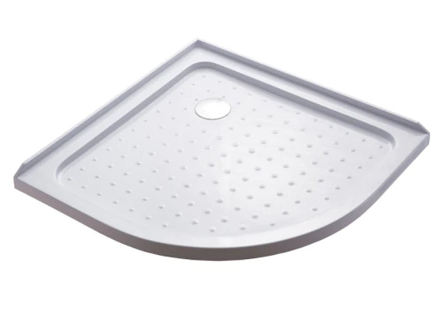 900X900MM ROUND SHOWER ENCLOSURE KIT - BLACK - The Tile Collection™