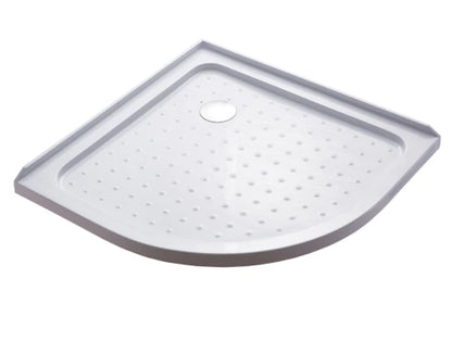 900X900MM ROUND SHOWER ENCLOSURE KIT - BLACK - The Tile Collection™