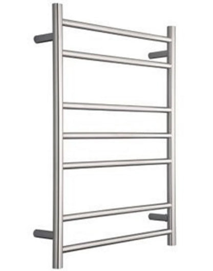 7 BAR ROUND HEATED TOWEL RAIL HTR 800H*600W*112D- CHROME - The Tile Collection™