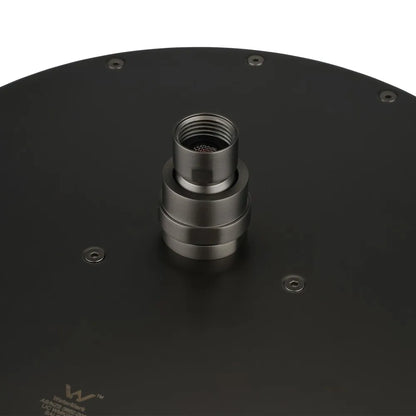 CHASE PREMIUM ROUND TWIN SHOWER SET - BRUSHED GUNMETAL