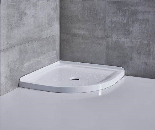 900X900MM ROUND SHOWER ENCLOSURE KIT - CHROME - The Tile Collection™