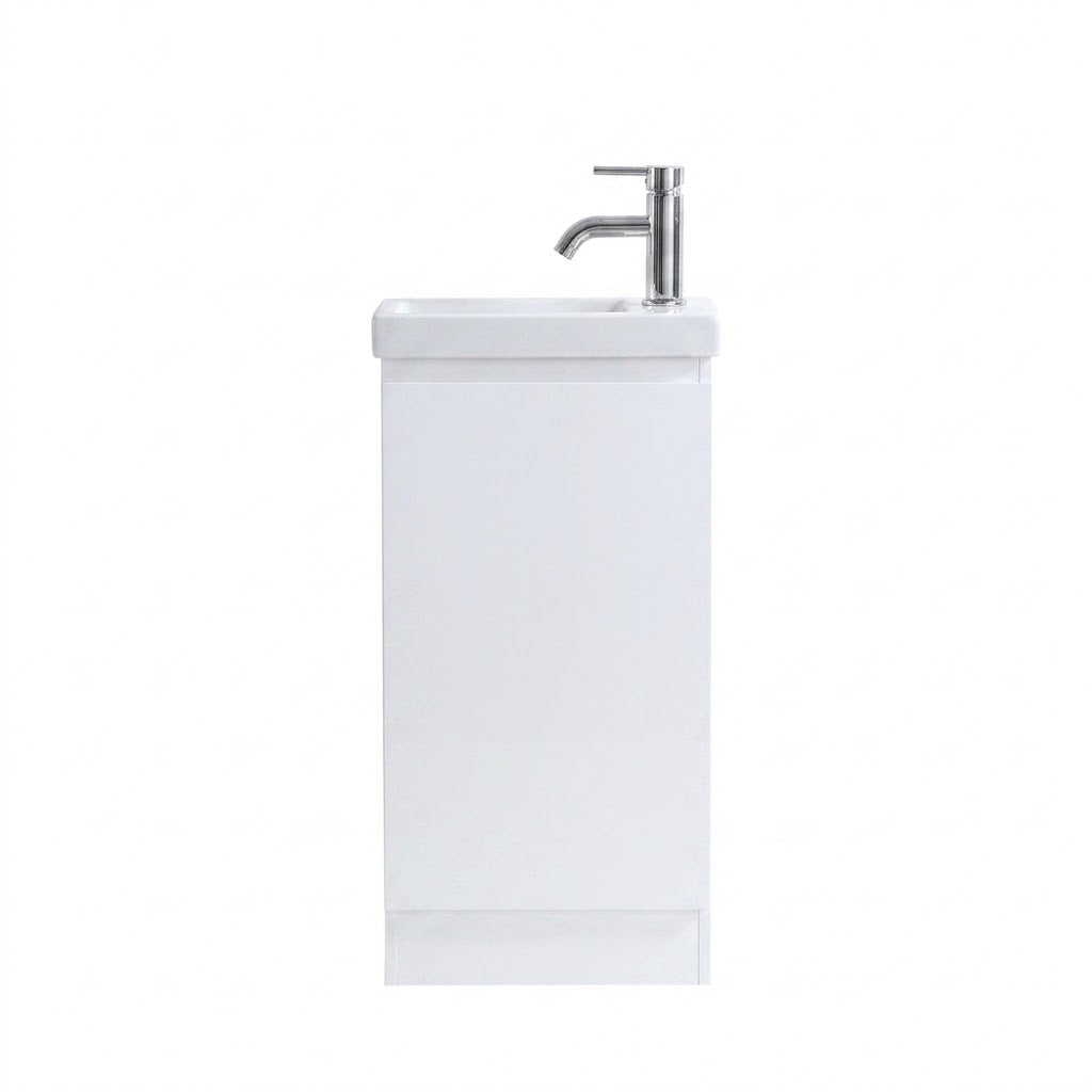 RS40 400MM FLOORSTANDING VANITY |WHITE WITH TOP