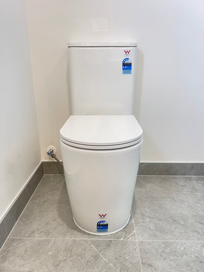 OCEANO OVERHEIGHT ZERO RIM TORNADO TOILET SUITE 660x370x850MM