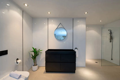 1500MM POLO DARK OAK PLYWOOD FLOORSTANDING VANITY SINGLE BASIN - The Tile Collection™