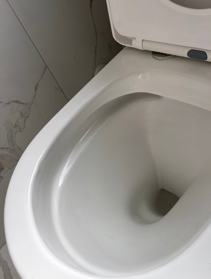 ELEMENTI CURA CC BACK TO WALL TOILET SUITE GLOSS WHITE