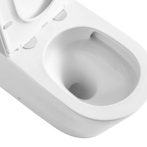 DAKOTA TORNADO ZER0 RIM TOILET - COMPACT DESIGN 845X625X390MM - The Tile Collection™