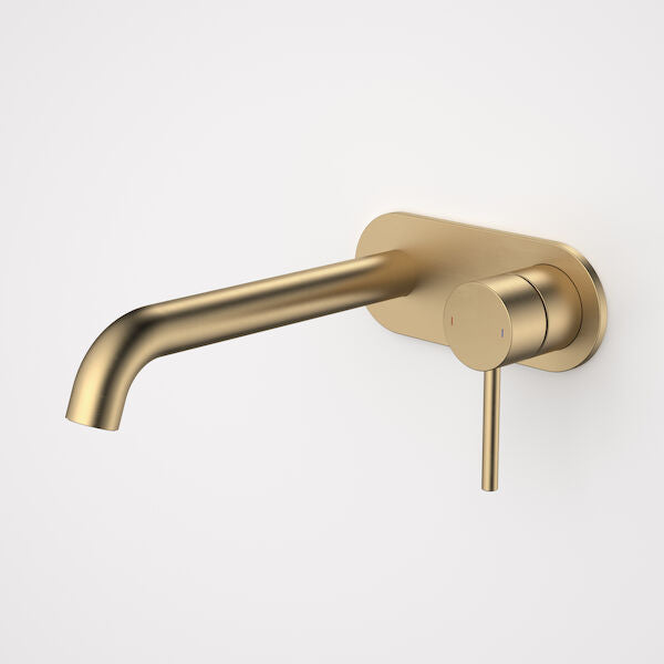 Caroma Liano II 210mm Wall Basin/Bath Mixer (Rounded Cover Plate) Lead Free | 5 Finishes