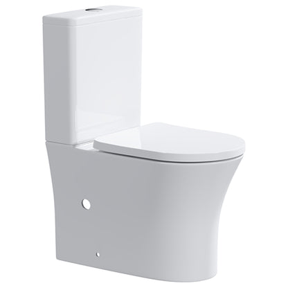 ELEMENTI CURA CC BACK TO WALL TOILET SUITE GLOSS WHITE - The Tile Collection™